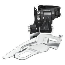 Shimano Deore 10-Speed Dual-Pull Triple Front Derailleur (Down Swing, Multi-Clamp) 